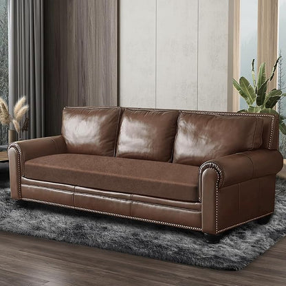 ANARACHON Leather Look Couch Cushion Covers Sofa Seat Slipcovers Sets Couches - Image 2