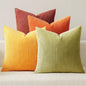 MIULEE Fall Decorative Throw Pillow Covers Yellow Orange Rust 20x20 | Set of 4 by MIULEE