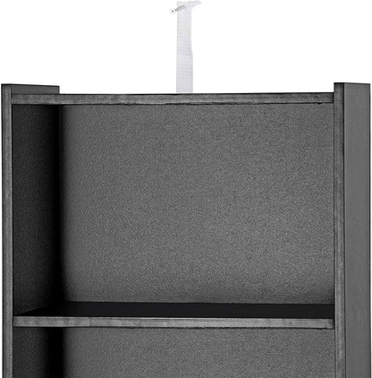 5 Tier Open Bookshelf, 52 Inch Bookcase Storage Rack - Image 7