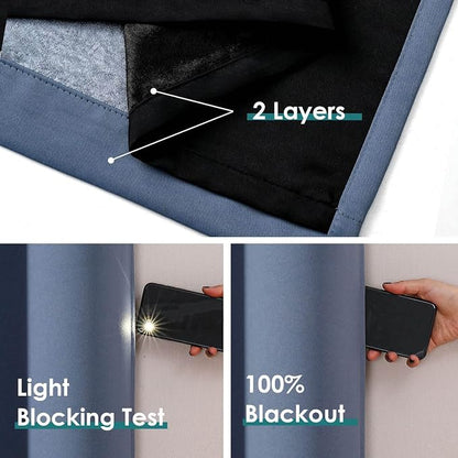 ChrisDowa 100% Blackout Curtains - Image 4