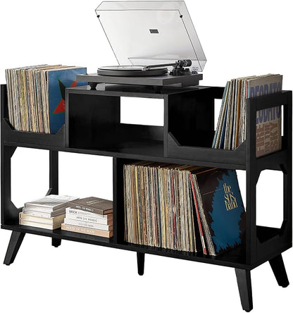 Crosley Furniture Asheville Mid-Century Modern Media Console Record Player Stand - Image 10