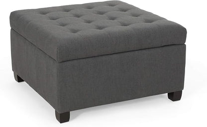 Christopher Knight Home Hedda Tufted Fabric Storage Ottoman by ChristopherKnightHome