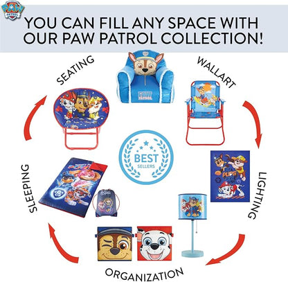 Paw Patrol Chase, Rubble and Marshall Toddler 19” Folding Saucer™ Chair - Image 7