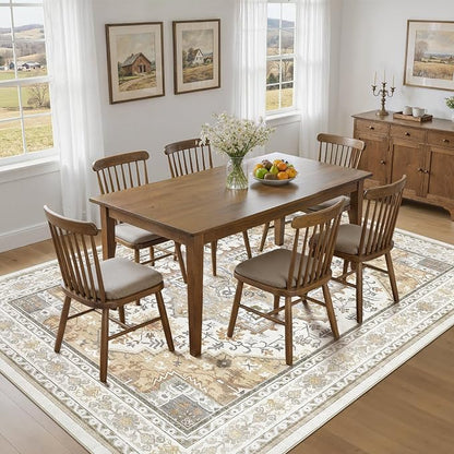 UERMEI 8x10 Area Rug for Living Room - Image 5