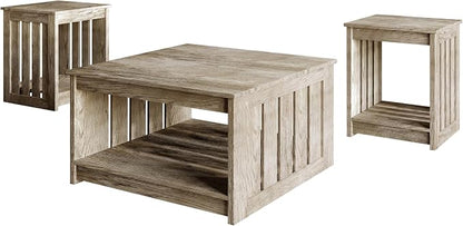 HOME DESIGN Nashua 3 Piece Coffee Table Set - Image 5