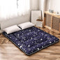 MAXYOYO Navy Star Futon Mattress Japanese Tatami Mat Foldable Futon Portable by MAXYOYO