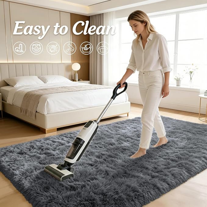 OLANLY 8x9 Machine Washable Large Area Rugs - Image 7