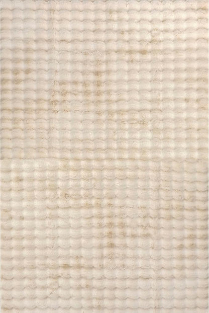 nuLOOM Jeni Beige Checkered Washable Area Rug by nuLOOM