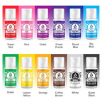 Gel Food Coloring 12 Colors x 0.7 oz Herbeklab Concentrated Gel Based Food Dye Vibrant Icing Colors Neon Food Coloring for Baking Cake Decorating Cookies Fondant