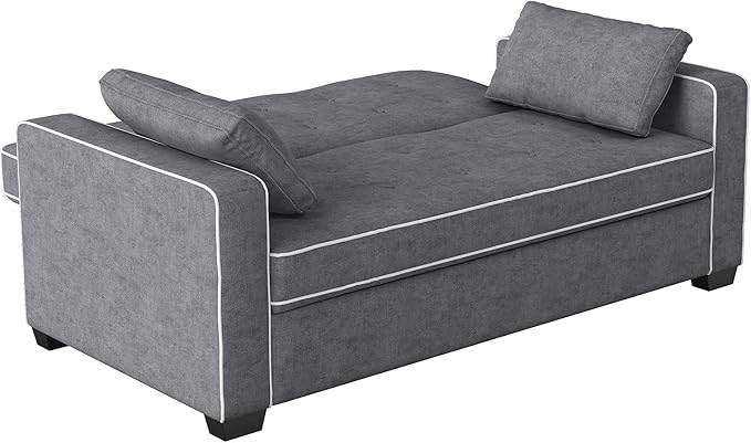 Serta Ainsley 72.6" Convertible Sleeper Sofa, Queen Size, Dreamcoil Comfort - Image 10