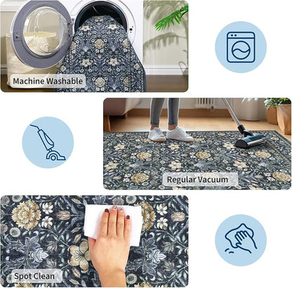GarveeHome Small Entryway Rug, 2x3 Washable Front Door Rug Indoor Entrance - Image 6