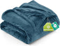 Utopia Bedding Soft Fleece Bed Blanket King Size Stone Blue | Microfiber Plush by UTOPIABEDDING