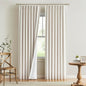 Vision Home Natural Pinch Pleated Full Blackout Curtains Linen Blended Room by VisionHome