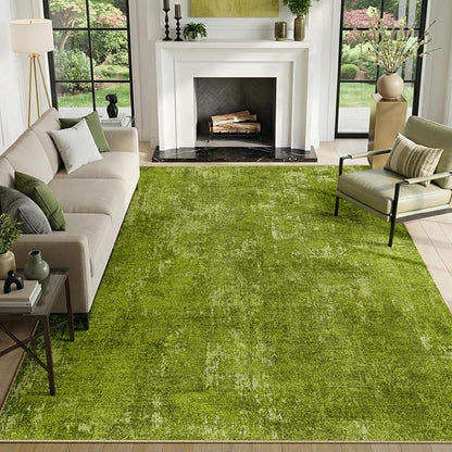 RELEANY Washable 5'x7' Abstract Area Rug - Image 9