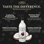 Liquid Alchemist Coconut Syrup for Drinks - Real Ingredients Make our Cream of Coconut Syrup a Perfect Pina Colada Drink Mix - Tropical Flavoring for Drinks - Vegan & Non-GMO (12 oz)