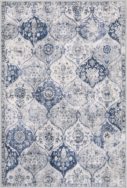 Lahome Moroccan Trellis Washable Rug, 2x3 Kitchen Rugs - Image 5