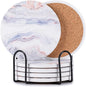 Hoewina 6Pcs Drink Coasters by Hoewina