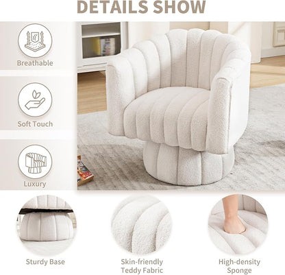 Swivel Accent Barrel Chair - Image 4