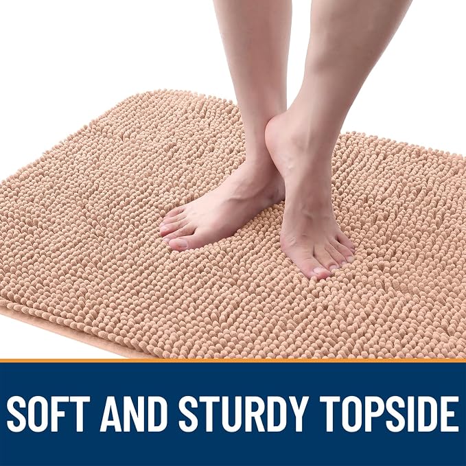 OLANLY Dog Door Mat for Muddy Paws 54x32, Super Absorbent Chenille Mud Mat | - Image 4