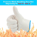 Heat Resistant Oven Glove Hot Surface Handler (Set of 2)