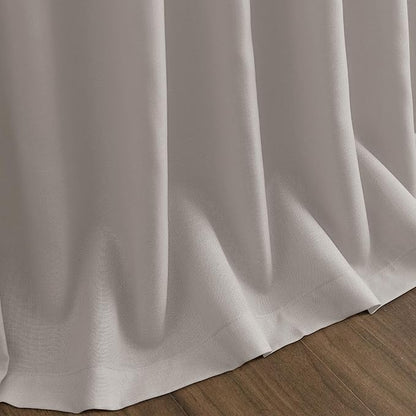 Stone Grey Linen Curtains 108 Inches Long - Image 9