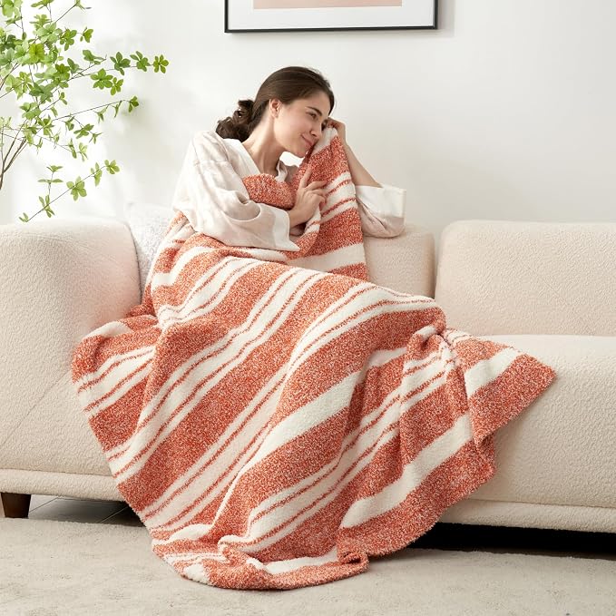 Snuggle Sac Orange Fall Throw Blanket - Image 7