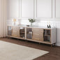 BELLEZE Set of 2 Sideboard Buffet, 60‘’ Console Table by BELLEZE