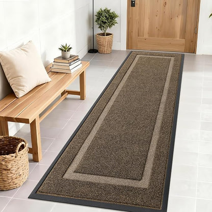 OLANLY Front Door Mat Outside 71x23, All-Season Heavy-Duty Rubber Doormat | by OLANLY