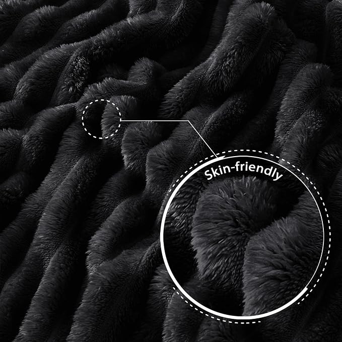 Exclusivo Mezcla Striped Twin Size Fleece Blanket - Image 5