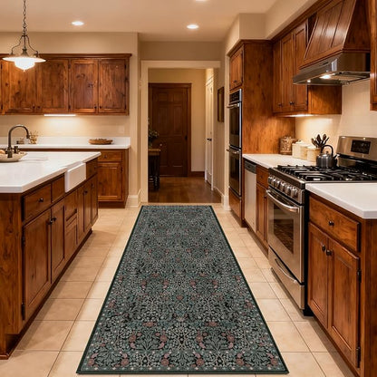 Washable 2'6" x 10' Runners for Hallways, Non Slip Long Floor Runner for Kitchen by Unknown