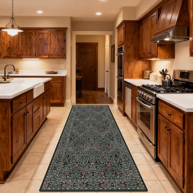 Washable 2'6" x 8' Runners for Hallways, Non Slip Long Floor Runner for Kitchen - Image 2