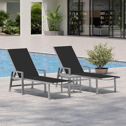 Patio Chaise Lounge Chair Outdoor by Vexwalx