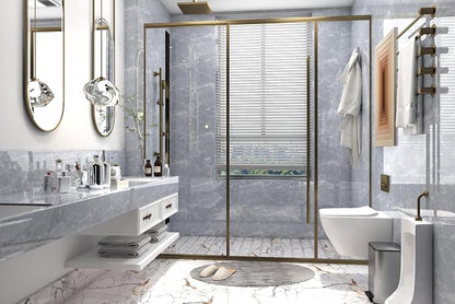 Marble Contact Paper 15.7" x 78.8" Grey Wallpaper Marble Peel and Stick - Image 4
