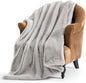 UGG Euphoria Throw Blanket, Plush Faux Fur Blanket, Seal Grey | Reversible by Unknown