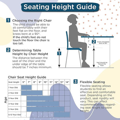 Children’s Factory MyPosture Plus 10" Chair, 2 Pack, Stackable Ergonomic - Image 6