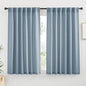 RYB HOME Linen Semi Sheer Curtains 63 inch Length by RYBHOME