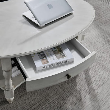 LEEMTORIG Oval Coffee Table - Image 4