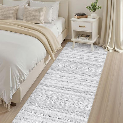 cotiled Hallway 2.6x8 Runner Rugs Washable Boho Moroccan Soft Rug | Solve - Image 3
