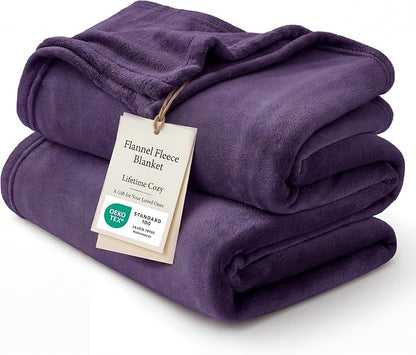 Bedsure GentleSoft Fleece Bed Blankets Large Size Purple by Unknown