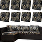 Outdoor Cushion Covers Set, Replacement by SUKAIKEQA