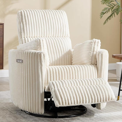 Power Recliner, Nursery Swivel Glider Rocking Chair by choairy