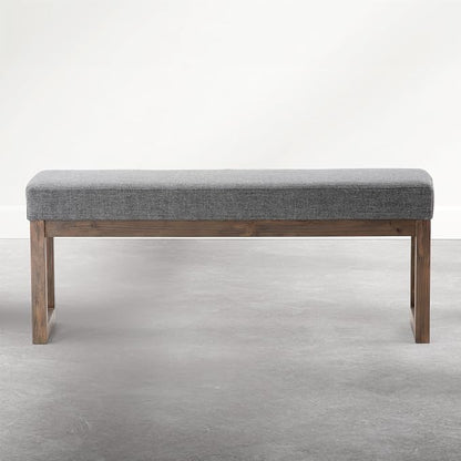 SIMPLIHOME Milltown Large Ottoman Bench - Image 4