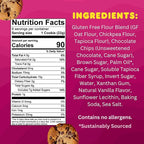 Whoa Dough Ready to Bake Cookie Dough Chocolate Chip – Certified Non-GMO, Kosher, Gluten Free – Plant-Based Snack Dough Made with Real Ingredients – 6 Pack