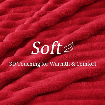 BEDELITE Ribbed Twin Blanket for Couch & Bed, Warm Yet Lightweight, Ribbed - Image 5
