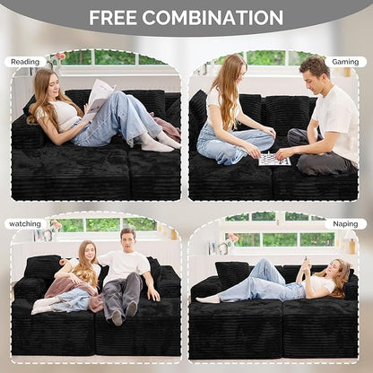 Luxanimarion 131'' Large Sectional Couches - Image 6
