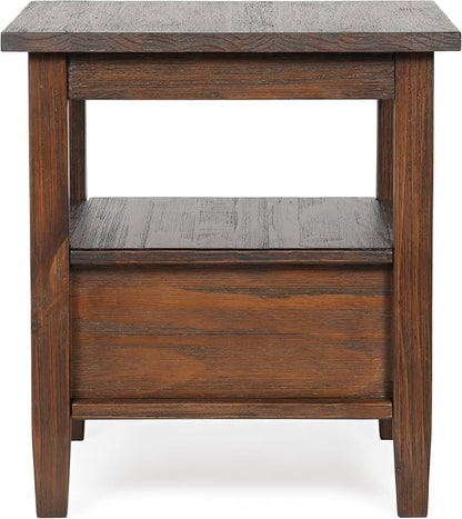 SIMPLIHOME Warm Shaker Solid Wood 20 inch Wide Transitional-Style End Tables in - Image 4