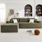 Opiesit 108" Boneless Couches for Living Room, Modular Sectional Sofa by Opiesit