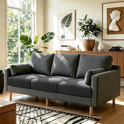 Fuloon Couch Cushion Slipcover, Super Stretch Individual Sofa Covers | 3 Pack - Image 2