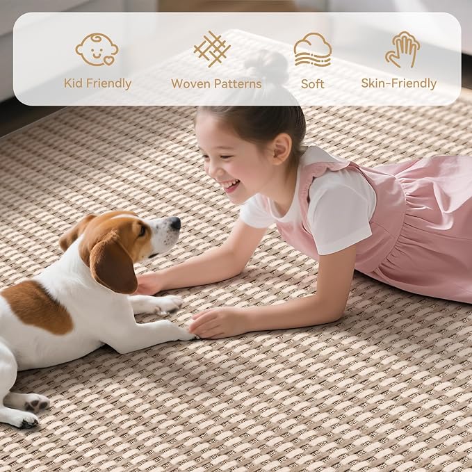 Washable Area Rugs 6x9 ft Non Slip Area Rug - Image 4