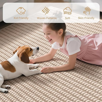 Washable Area Rugs 6x9 ft Non Slip Area Rug - Image 4